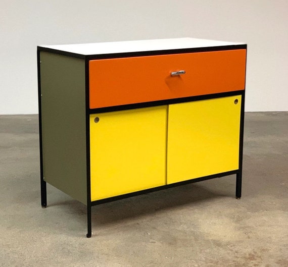 George Nelson Steel Frame Cabinet by Herman Miller - Etsy George Nelson Steel Frame Cabinet by Herman Miller - Etsy