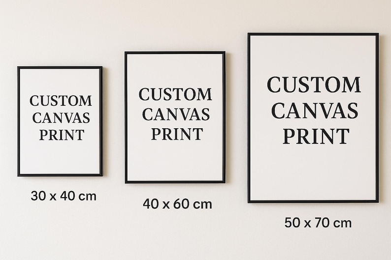 Personalisierte Leinwand: Personalisierte Foto Wand Kunst, Familie, Portrait Bild 2