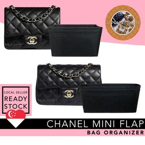 Bag Organizer Insert for Chanel Mini Top Handle Flap Purse – Luxegarde