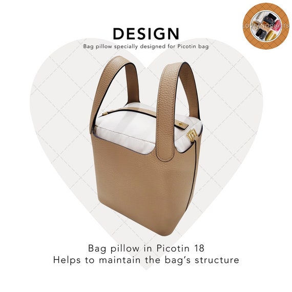 Hermes Picotin Bag Shaper Pillow & Dustbag | Satin Insert Dust Bag