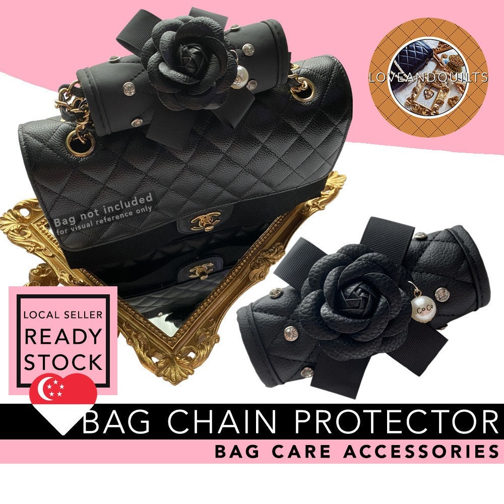 Chain Protection Wrap in Suedette For Flap Handbags ( More colors available)
