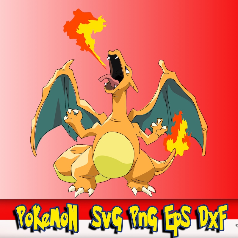 Charizard Svg - Etsy