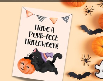 ハッピーハロウィンカード | 不気味 - Etsy 日本