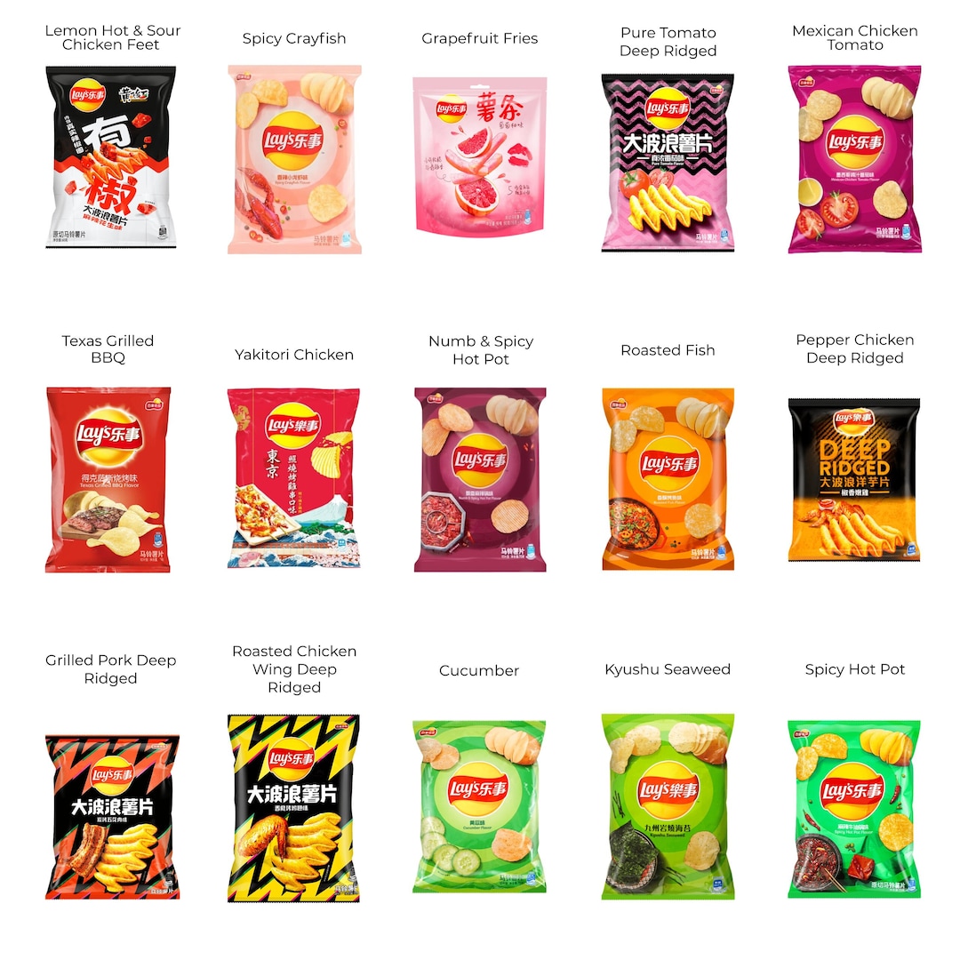 Lays Limited Edition Chips japan Etsy