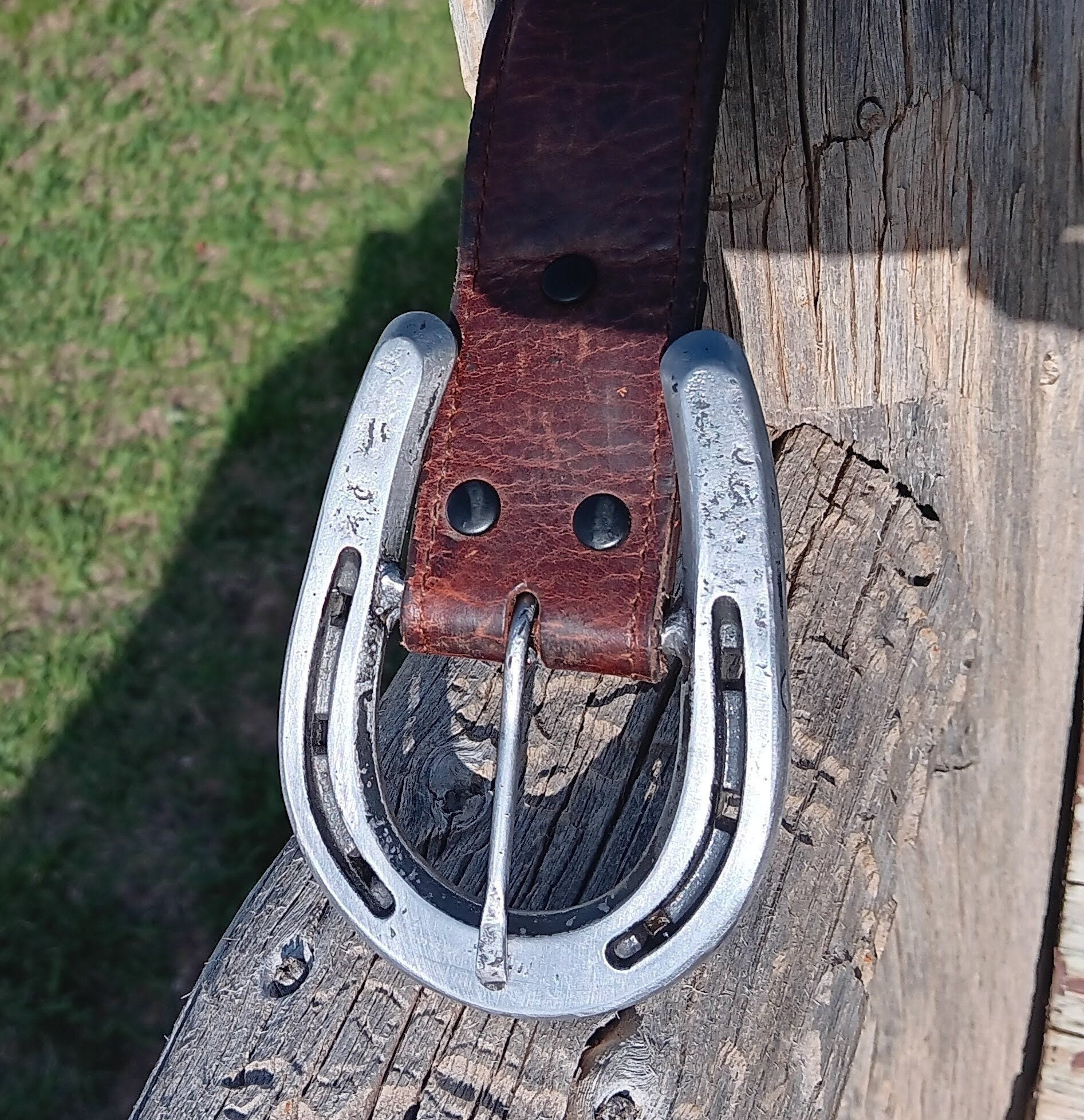 Horseshoe Belt Buckle Etsy