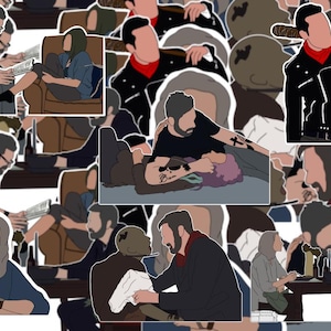 The Walking Dead Negan and Lucille Sticker Pack