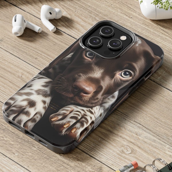 German Shorthaired Pointer iPhone Case: Ultimate Dog Lover Protective Case, Dog Mom, Dog Dad, GSP, Upland Game, Shorthair, 11, 12, 13, & 14