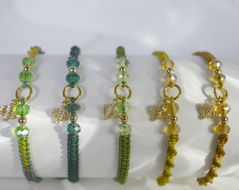 Macramé armbanden met schattige cactus hangers