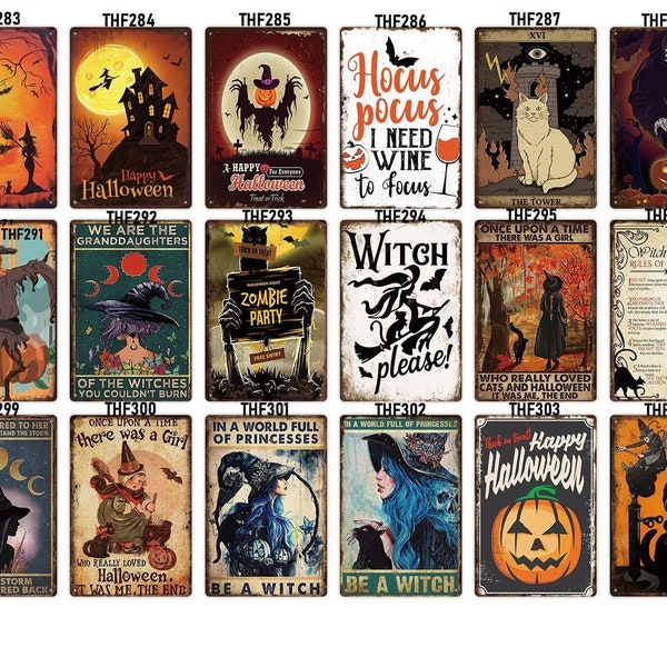 Halloween Plaque Etsy