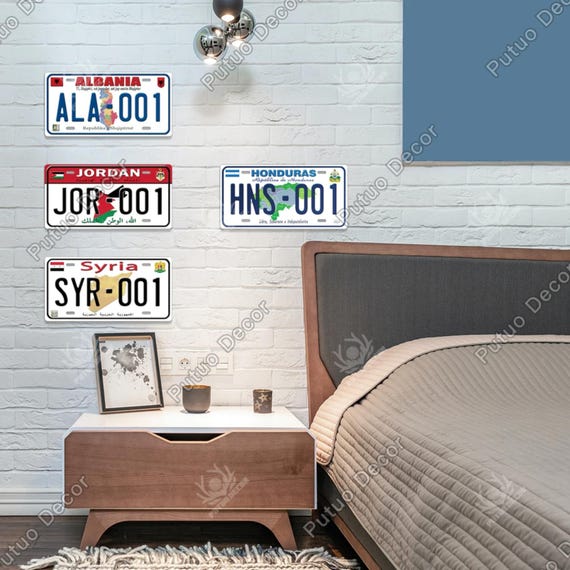 Targa Decorativa Da Parete In Alluminio Vintage Perù Sud America - 20x30 Cm, Per Casa E Ufficio
