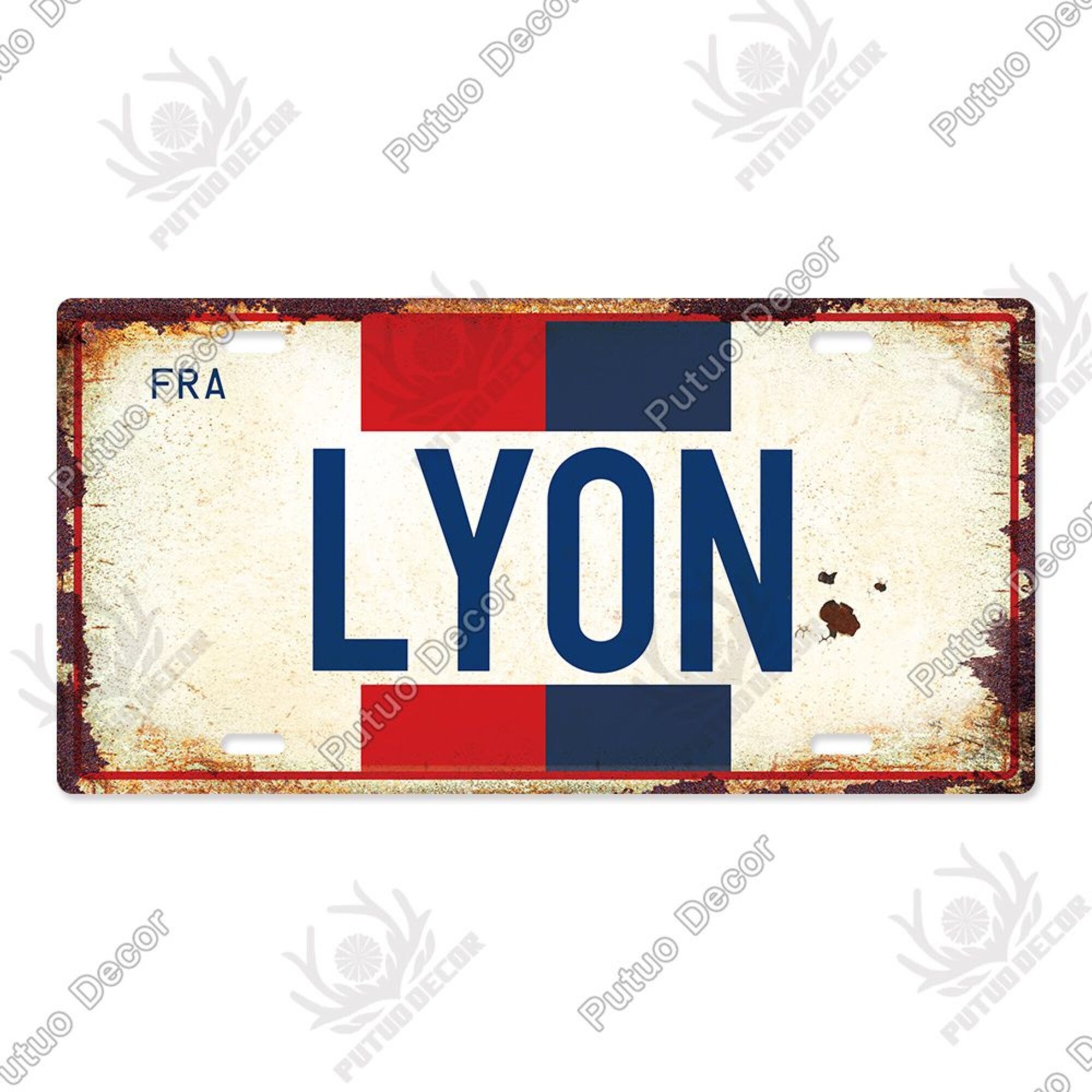 Plaque de signalisation en métal sur maquette de mur en béton | PSD Premium