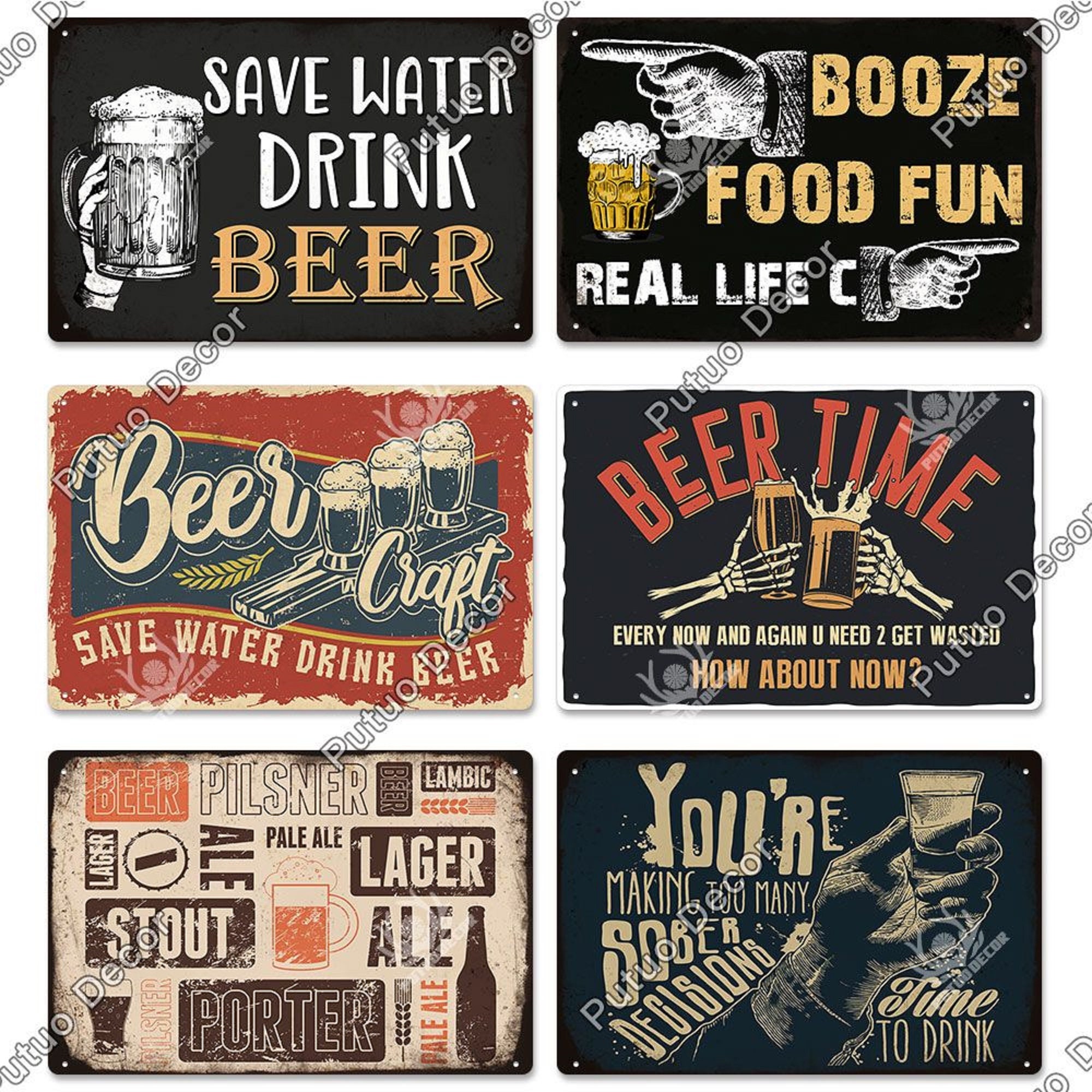 Vintage reclame muur Tin Plaque 20x15cm