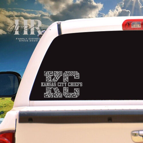 Kansas City Chiefs Decal Bumper Sticker - Caseys Distributing