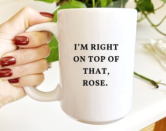 Funny Office Desk Sign - 'I'm Right On Top Of That Rose' Cubicle Decor, Positive Gift For Coworkers, Boss, Or Teammate (6.3" X 3.14") - View #8