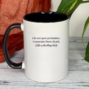 Snarky Lady Coffee Mug: Funny Cuss Word Gift