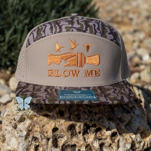 Blow Me Duck Hunter - Waterproof Hidden Timber 7 Panel Hat