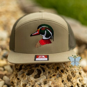 Wood/Woody Duck Embroidered Richardson 112 | 6 Panel Trucker Cap/Hat