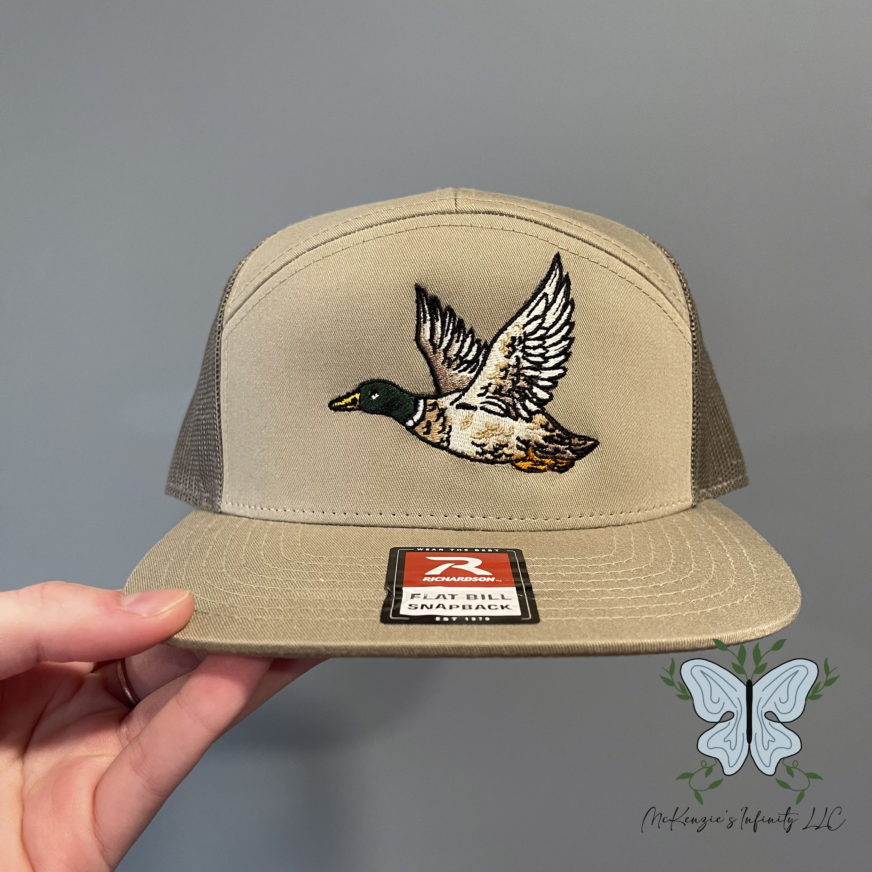 Mallard Duck Embroidered Richardson 168 | 7 Panel Trucker 