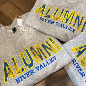 TEACH Agriculture ALUMNI FFA Personalized Embroidered Crewneck Sweatshirt