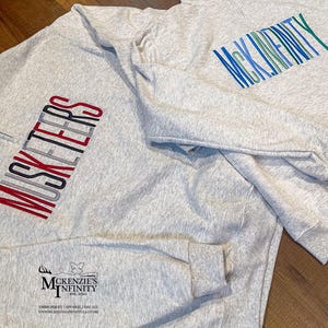 Custom Bold Letter Quarter Zip | Trendy Embroidered Pullover | Personalized Unisex Zip-Up Sweatshirt | Retro Varsity Style