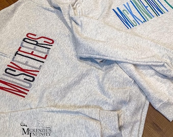 Sudadera unisex personalizada con cremallera y bordado personalizado de la Universidad