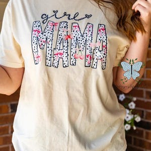 Girl Mama Comfort Colors Ivory T-shirt/Short Sleeve Shirt