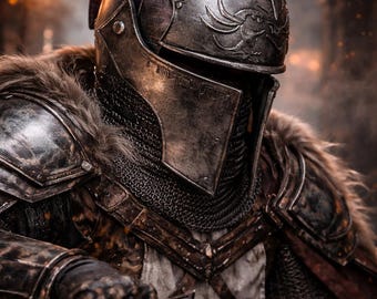Cosplay do Capacete de Cavaleiro Faraam de Dark Souls