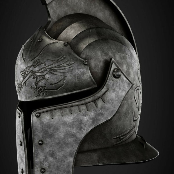 Knight Dark Souls Faraam Helmet Cosplay by USI