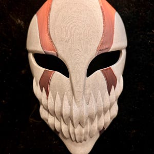 Hollow Cosplay Mask Hand Made (STRAPS INCLUDED)
