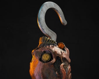 Kapitan Hook's Hak Pirat Kostium Cosplay Prop