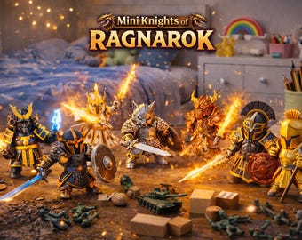 Miniaturowi Rycerze Ragnaroka | Zestaw kolekcjonerski | Prezent dla każdego