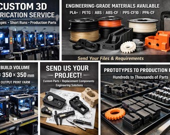 Usługa produkcji 3D na zamówienie
