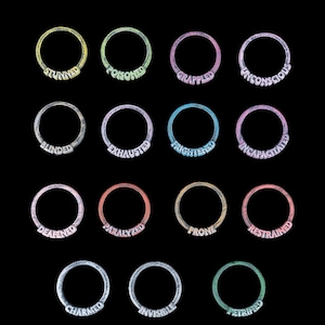 DND Status of Effect | Condition | Buff | Debuff Rings (Set of 15) RPG Games