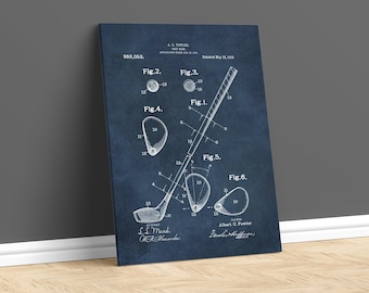 Golf Patent Wall Art, Golf Poster, Golf Wall Art, Golf Clubs, Golf Ball, Golf Bag, Golf Wall Art, Golf Patent, Golf Gift, Dad Gift, Putter