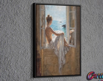 Mujeres sexy pintando lienzo, lienzo de mujeres surrealistas, arte de pared de mujeres sexy, lienzo de reproducción, decoración de la pared de las mujeres, decoración del hogar, decoración de la pared, arte