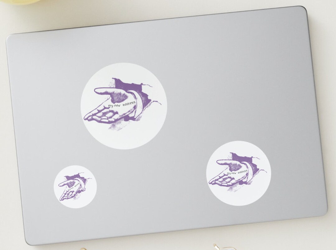 My New Address AJR Sticker - Etsy