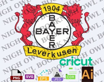 leverkusen l leverkusen svg l leverkusen png l all star, bundesliga, premier league, Digital Vector Cut File, Svg, Png, Pdf, Eps, Files