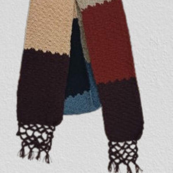Étole multicolore pour femmes et filles // étole pour costume et jeans // étole en laine faite à la main // vêtements d'hiver