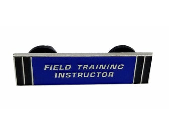 Field Training Instructor FTI Citation Bar Lapel Pin