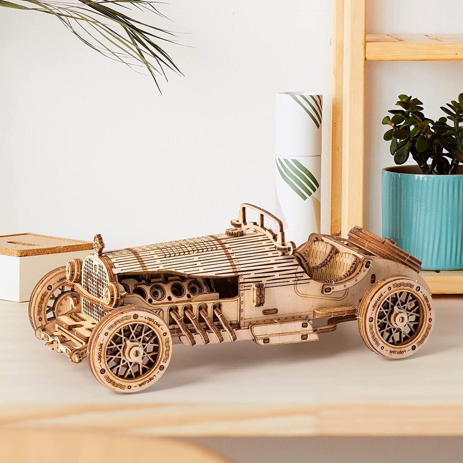 WOODEN.CITY Bolid Car Model Kit 3D Wooden Puzzles - Wooden Models for  Adults to Build and Paint It Yourself - Wooden 3D Puzzles for Adults -  Model Cars to Build for Adults 