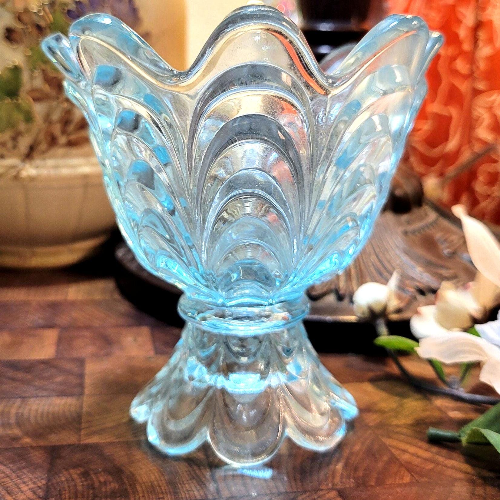 Fenton Light Blue Vase - Etsy