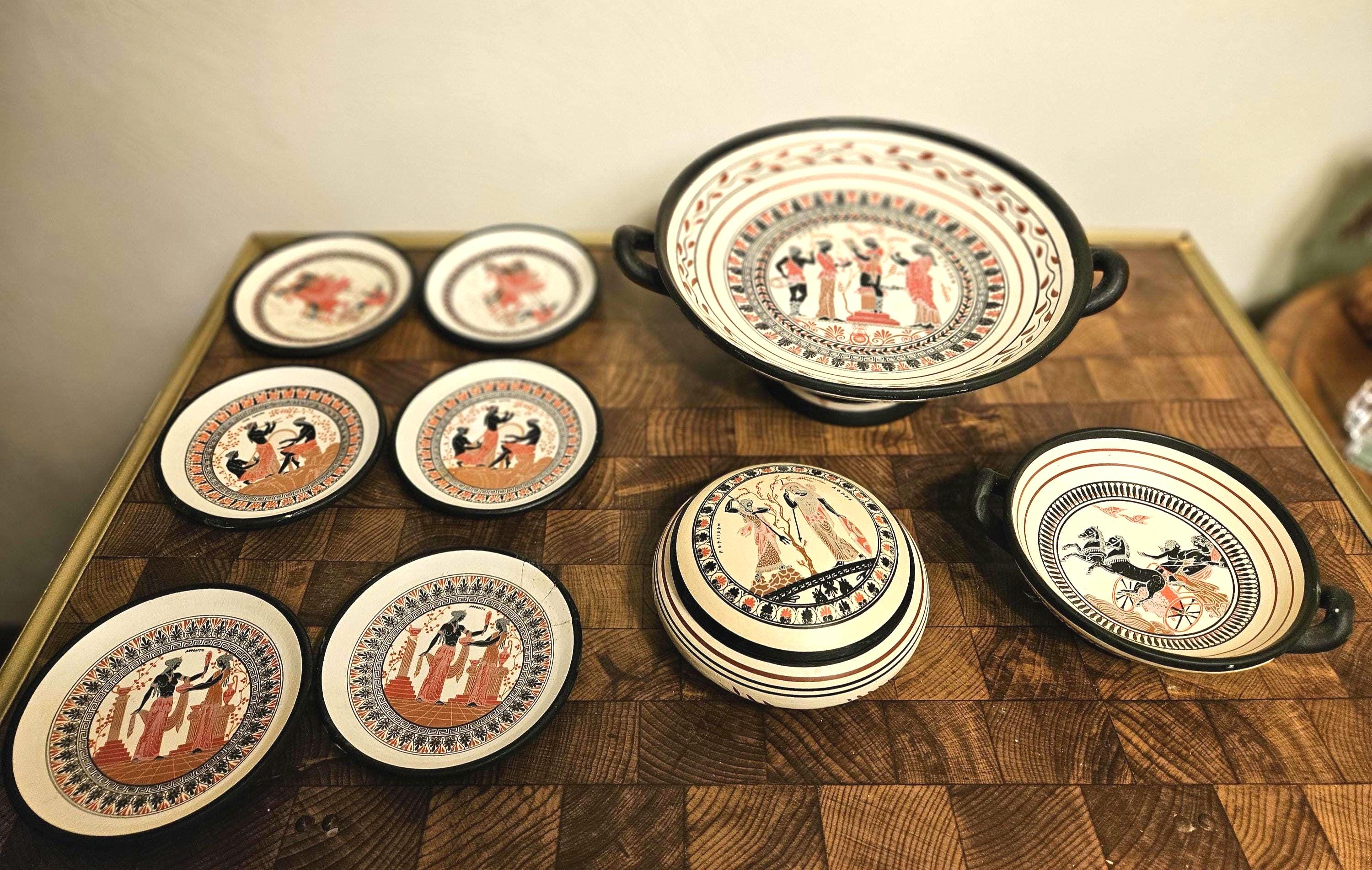 古代地中海美術館 陶器皿セット 古代地中海美術館 陶器皿セット