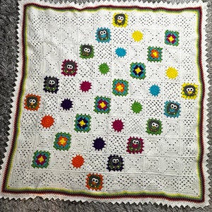 Crochet Blanket, Newborn Gift, Baby Shower Gift, Nursery Decor, Handmade Gift, Owls