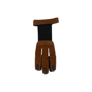 Traditioneller Bogenhandschuh - Jagd- & Schießbogenhandschuh - langlebiger Lederschutz