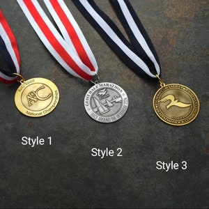 Personalized Engraved Medal, Medals for Events and Organization, Custom Company Awards, Custom College Tournament Medals, Achievement Medal