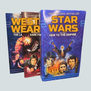 Star Wars Thrawn Trilogy 3 Buch Paperback Lot: Heir Dark Force Last Headcommand