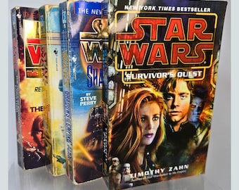 Lot Of 4 STAR WARS Paperback Books