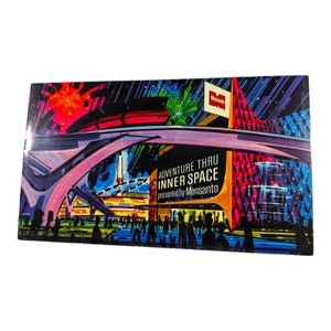 Disneyland TOMORROWLAND Monsanto Abenteuer Thru Inner Space Postkarte 1967
