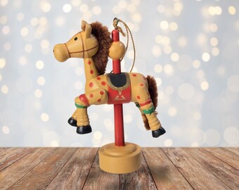Holiday Memories Collector Ornament Carrousel Paard NIB
