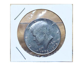 1776-1976-D Medio dólar del bicentenario de Kennedy